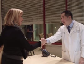 dr kwak with patient
