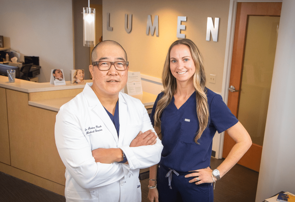 Dr. Kwak with Shanna